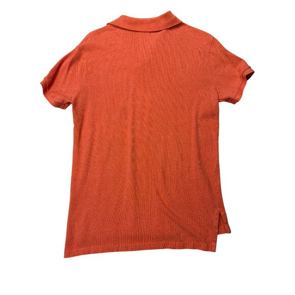 Polo Ralph Lauren Orange Custom Fit Polo Shirt M - Picture 3 of 5